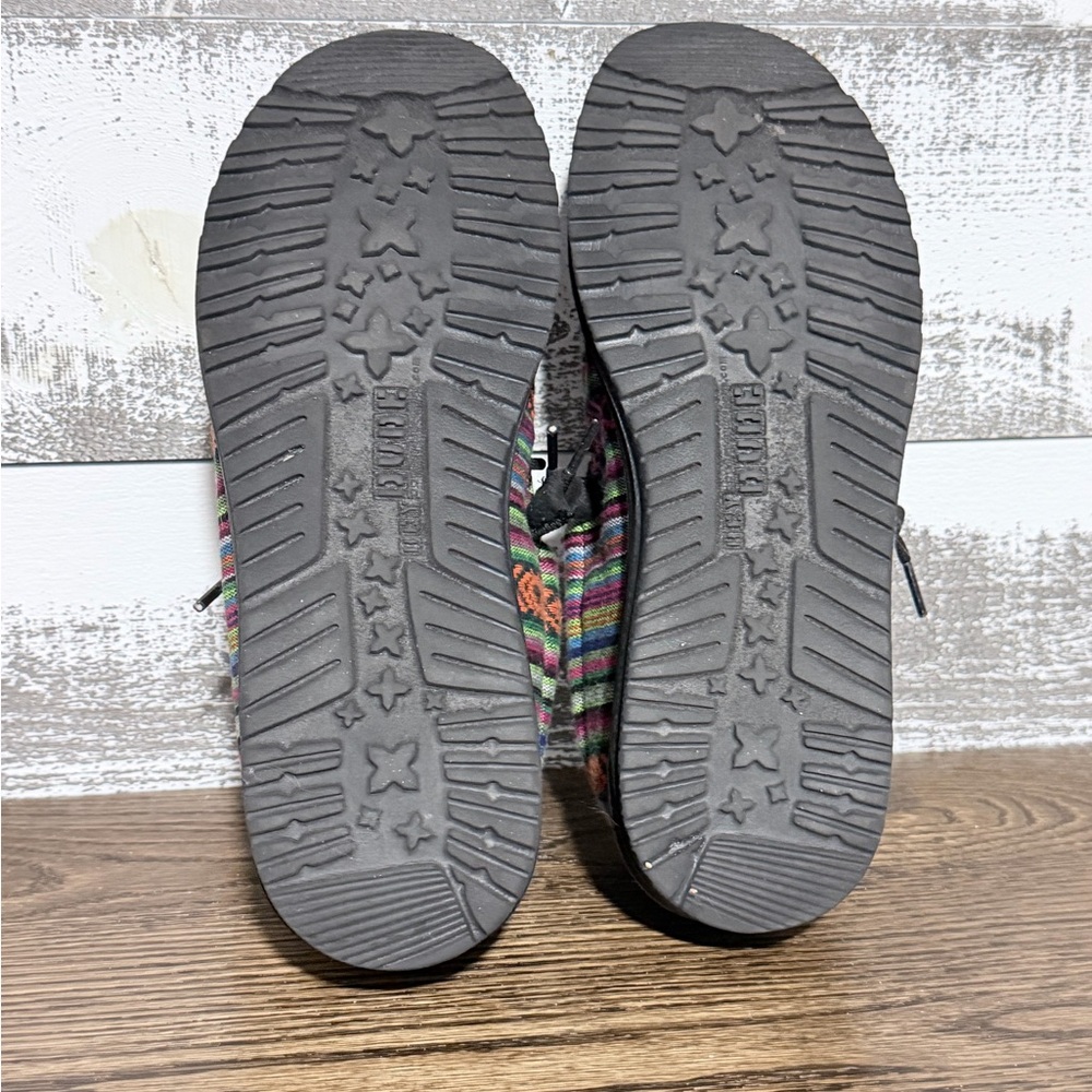 Hey Dude Kids' Colorful Striped Moccasins - Picture 3 of 5